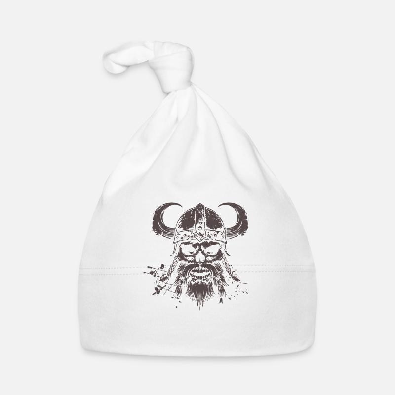 wikinger skull 1 Baby Bio-Mütze