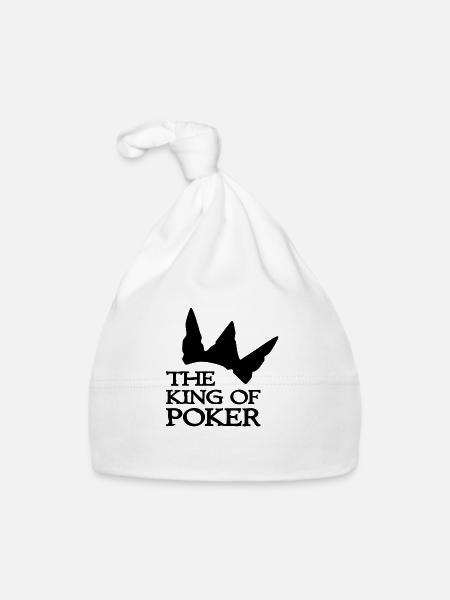 poker - Baby Bio-Mütze - Weiß - Vorne