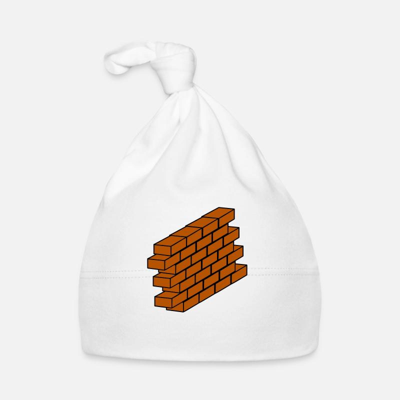 Brick wall Organic Baby Cap