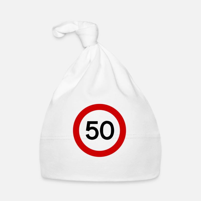 50 - Baby Bio-Mütze - Weiß