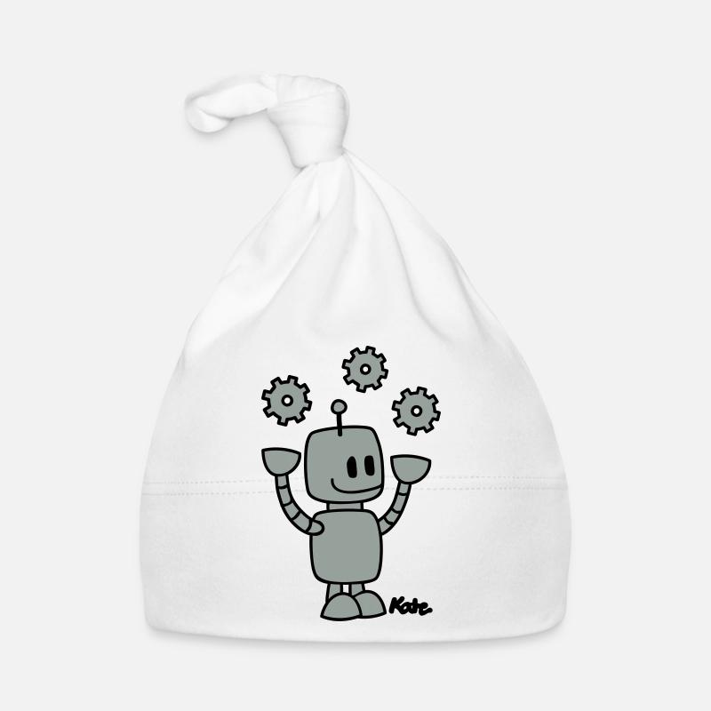 Roboter (2c) Organic Baby Cap