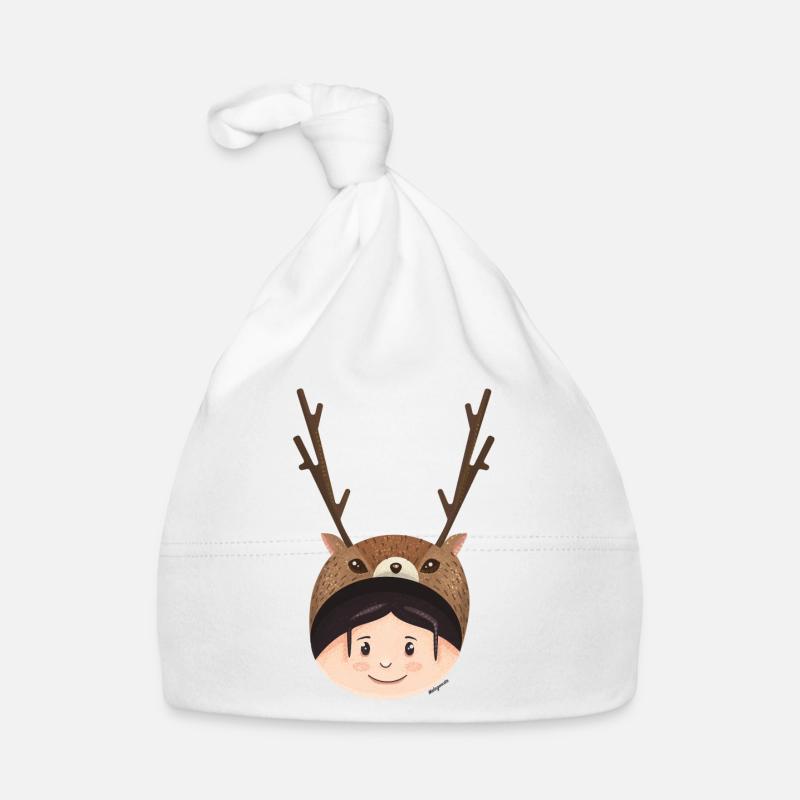MÄDCHEN-ROTWILD Baby Bio-Mütze