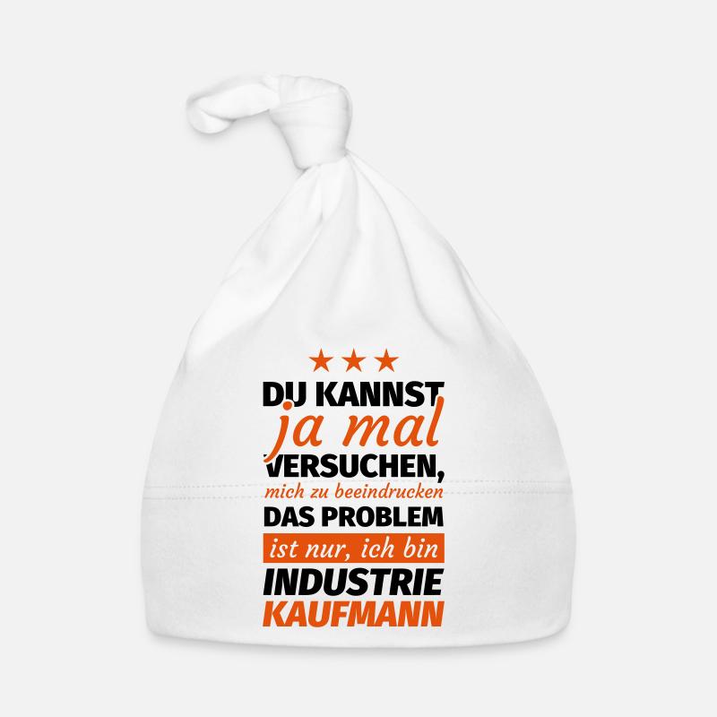 Industriekaufmann Geschenk Baby Bio-Mütze