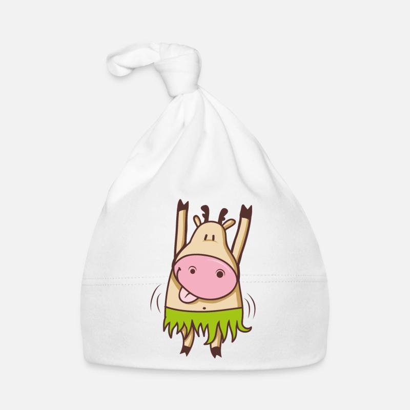 Danse hawaïenne Hula vache Bonnet bio Bébé