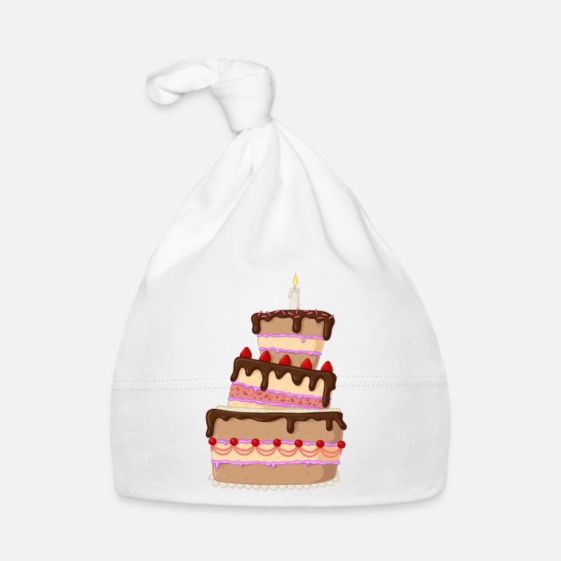 Leckere Comic Torte Baby Bio-Mütze