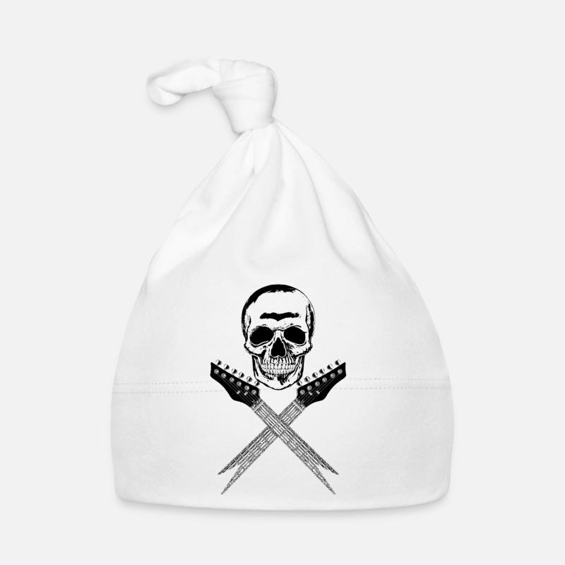 Skull Guitars 001 Organic Baby Cap