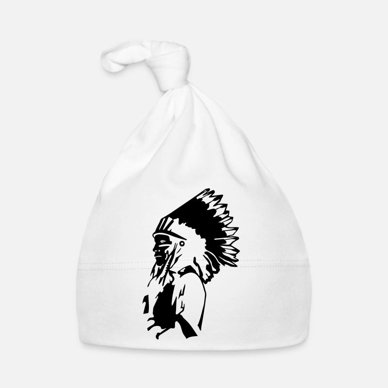 Indian Chief Organic Baby Cap