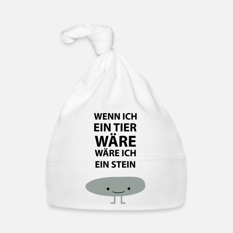 Sei ein Stein! Baby Bio-Mütze