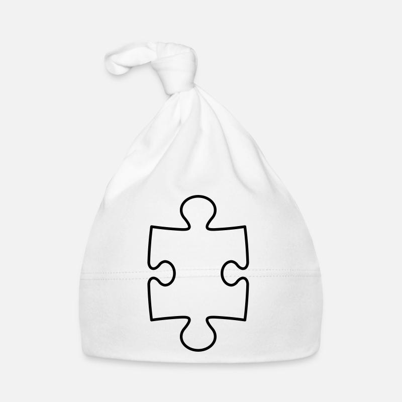contour puzzle piece puzzle game puzzle piece puzzlest Organic Baby Cap