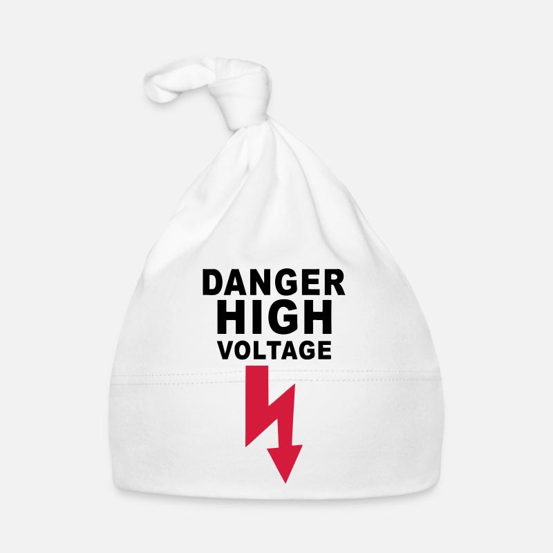 danger high voltage Bonnet bio Bébé