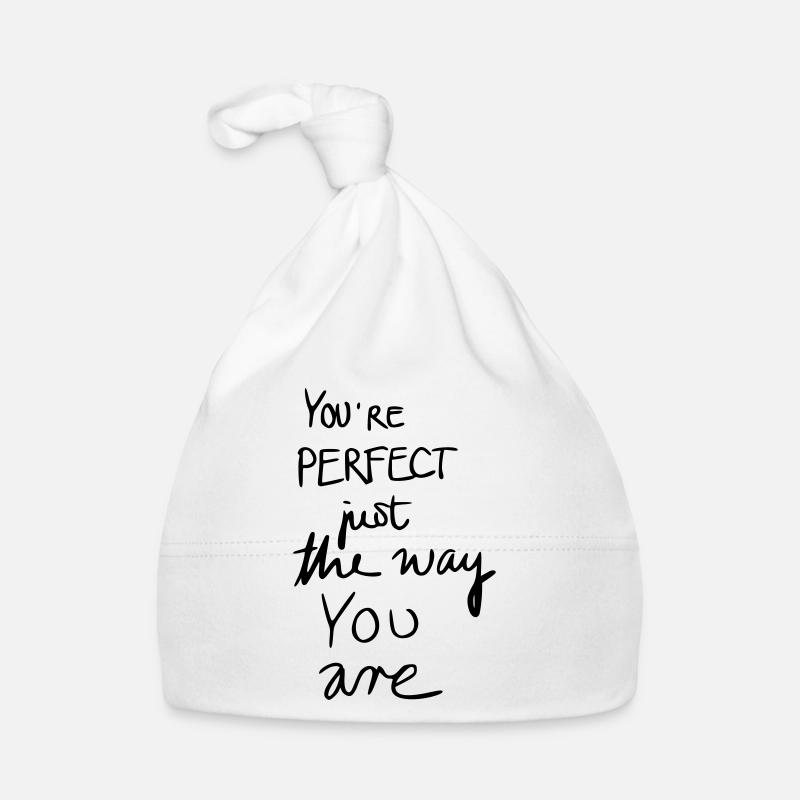 Tu es parfait comme tu es Bonnet bio Bébé