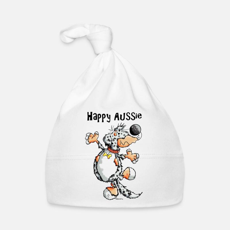 Arian der Australian Shepherd Baby Bio-Mütze