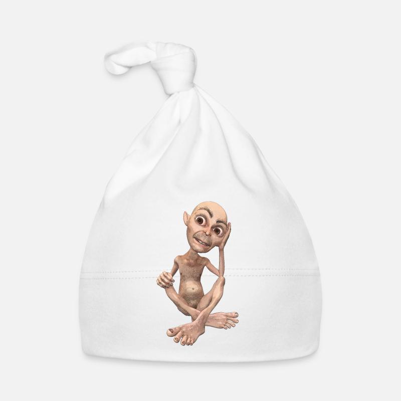 Dwarf, gnome, goblin, mythical creature, fairy tale Organic Baby Cap