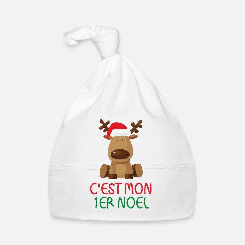 bébé premier noel bébé renne body bébé cadeau noel Bonnet bio Bébé