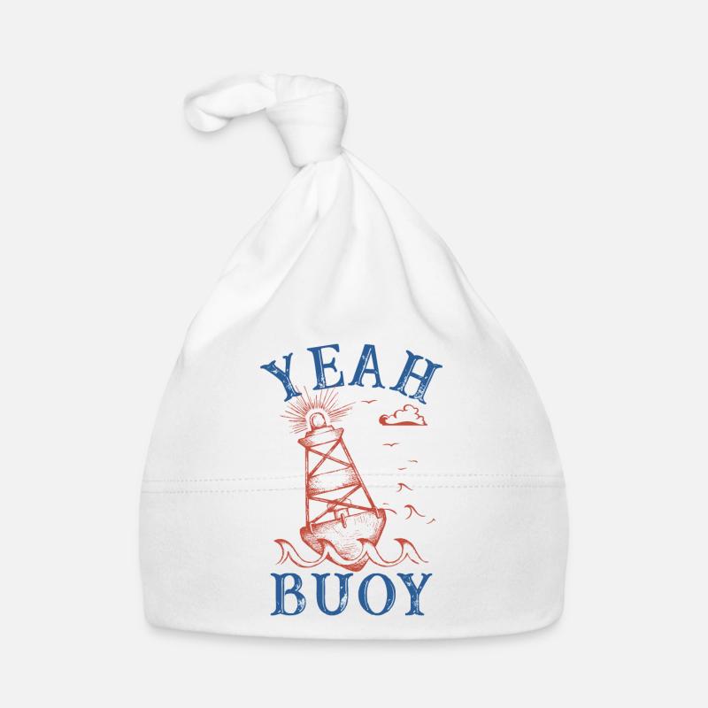 yeah buoy Graphic Organic Baby Cap