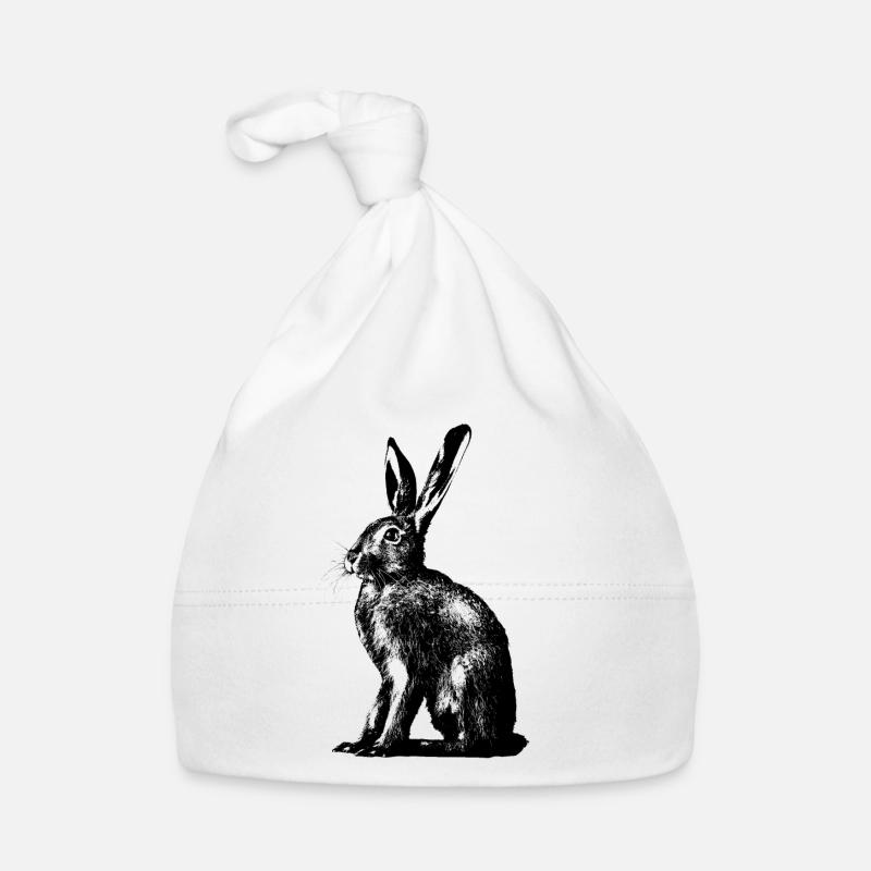 Lièvre d’Europe / lapin Bonnet bio Bébé