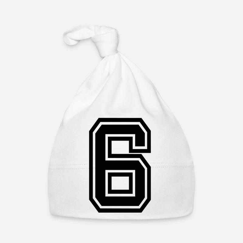 6 - Baby Bio-Mütze - Weiß