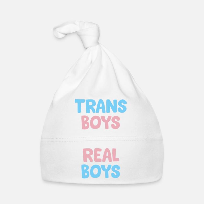 Trans-Jungs sind echte Jungs Baby Bio-Mütze
