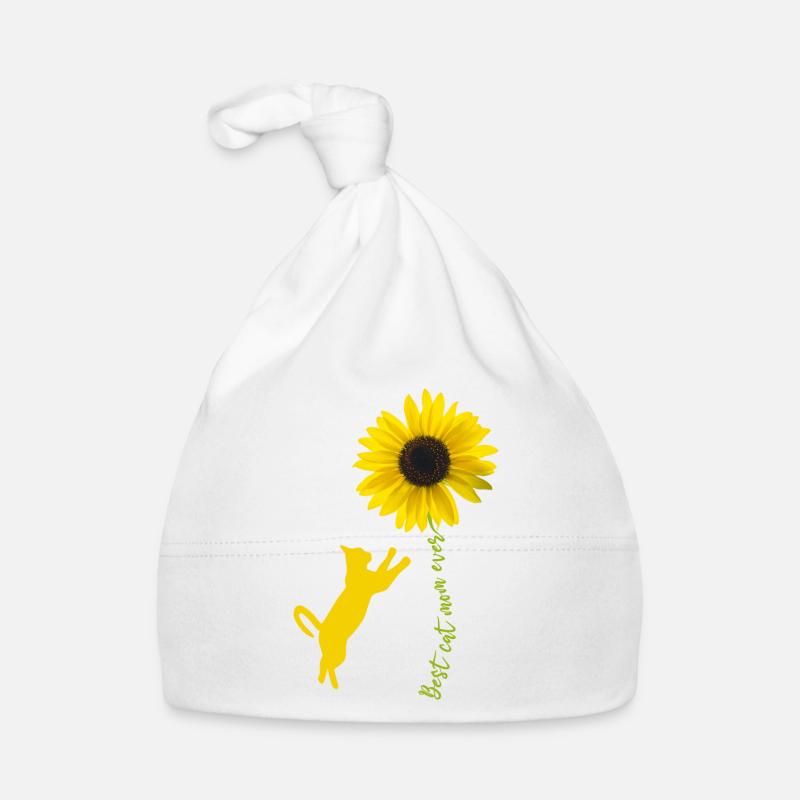 Meilleure maman de chat de tous les temps Bonnet bio Bébé