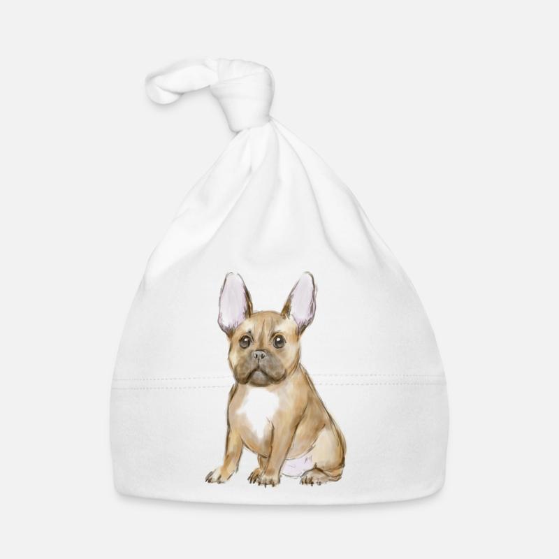 Adorable chiot bouledogue français Bonnet bio Bébé