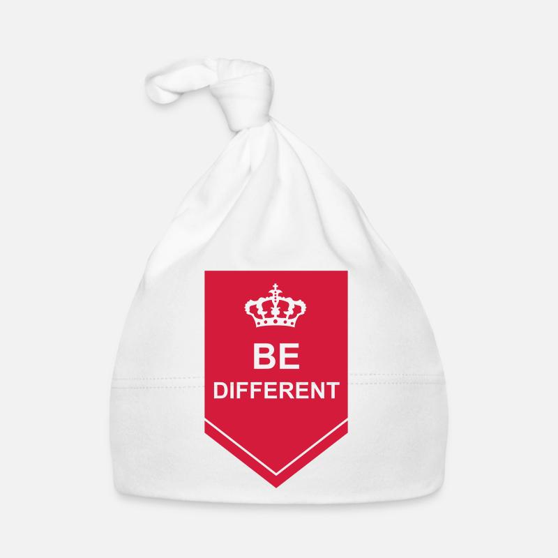 Soyez différent Logo Design Bonnet bio Bébé