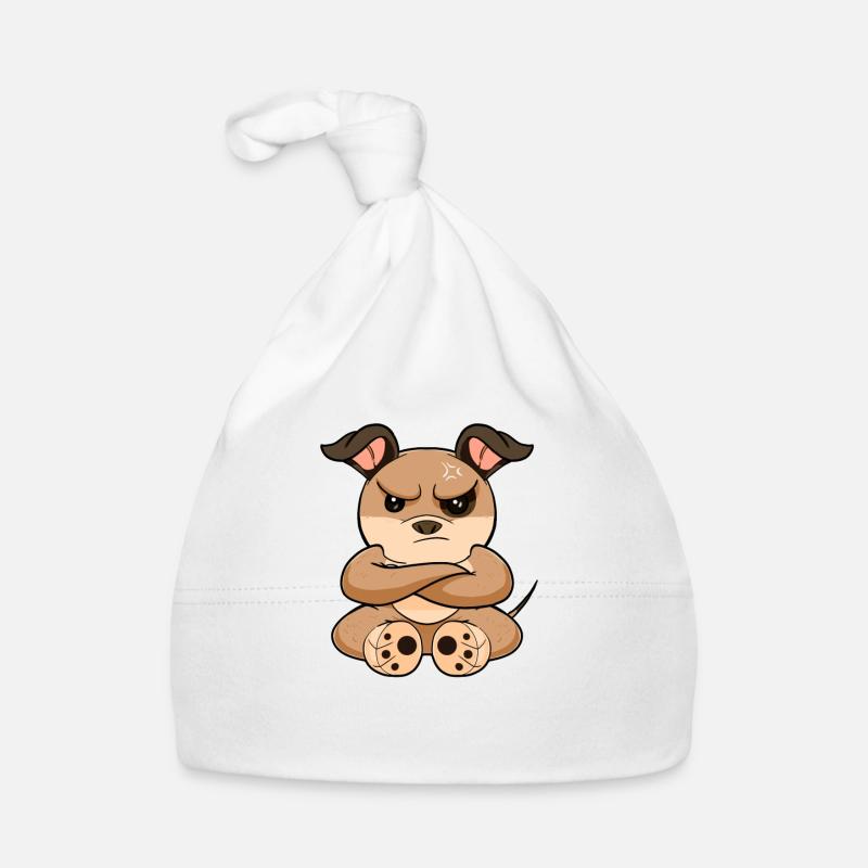 Nope Funny Lazy Dog Baby Bio-Mütze