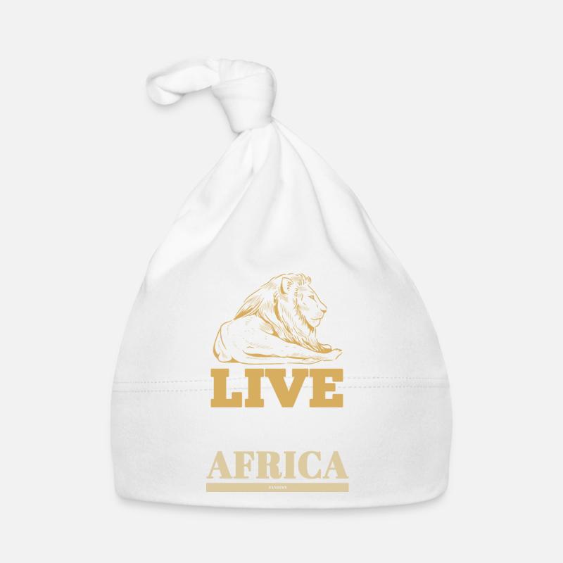 Lion en Afrique Bonnet bio Bébé