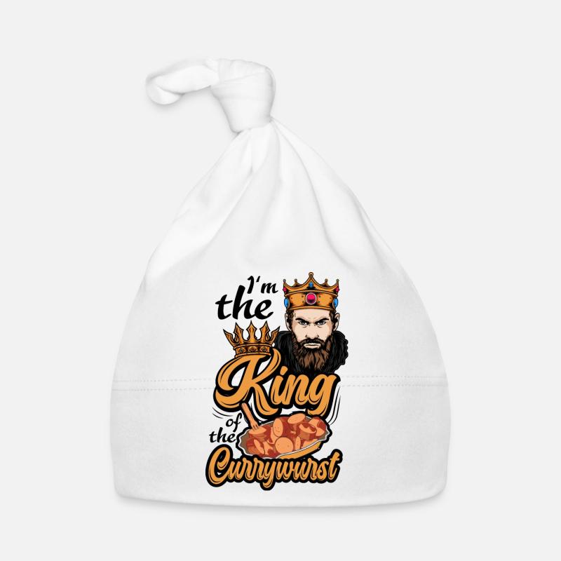 Je suis le roi de la Currywurst Bonnet bio Bébé