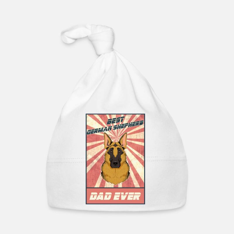 Best German Shepherd Dad Ever I German Shepherd Organic Baby Cap