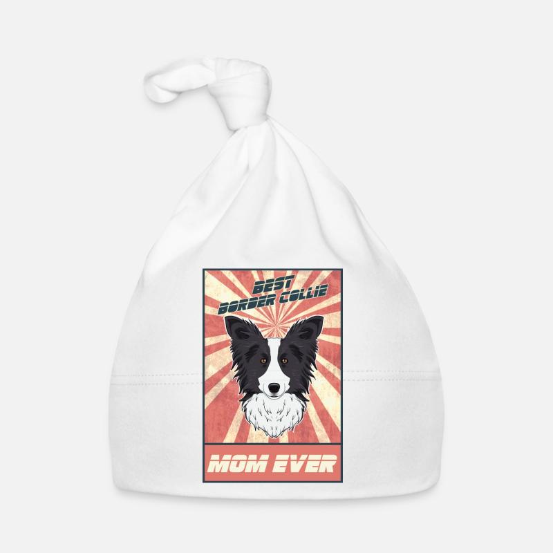 Meilleure Border Collie Maman Ever I Border Collie Lover Bonnet bio Bébé