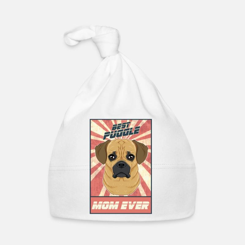 Best Puggle Mom Ever I Puggle Lover Organic Baby Cap