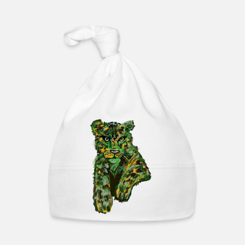 Leopard mal anders Baby Bio-Mütze