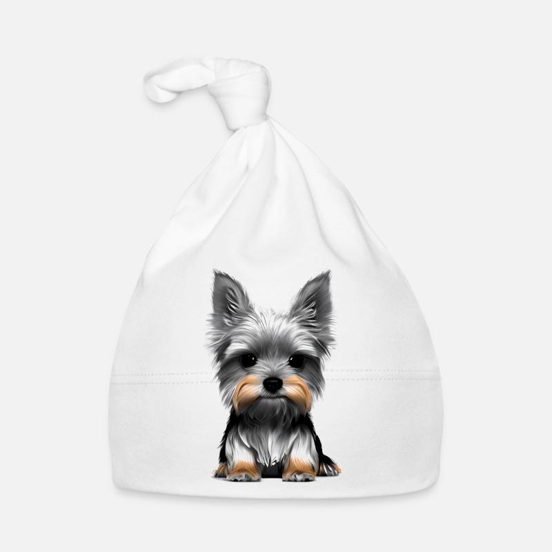 propriétaire de chiot chien Yorkshire Terrier Bonnet bio Bébé