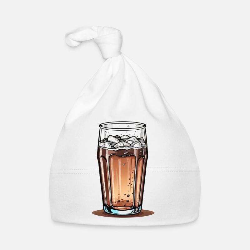 Cola-Glas Baby Bio-Mütze
