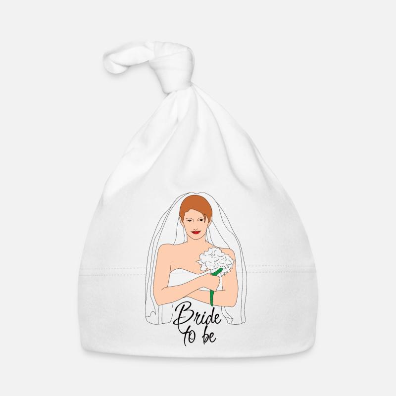 bride to be brown 2 Organic Baby Cap