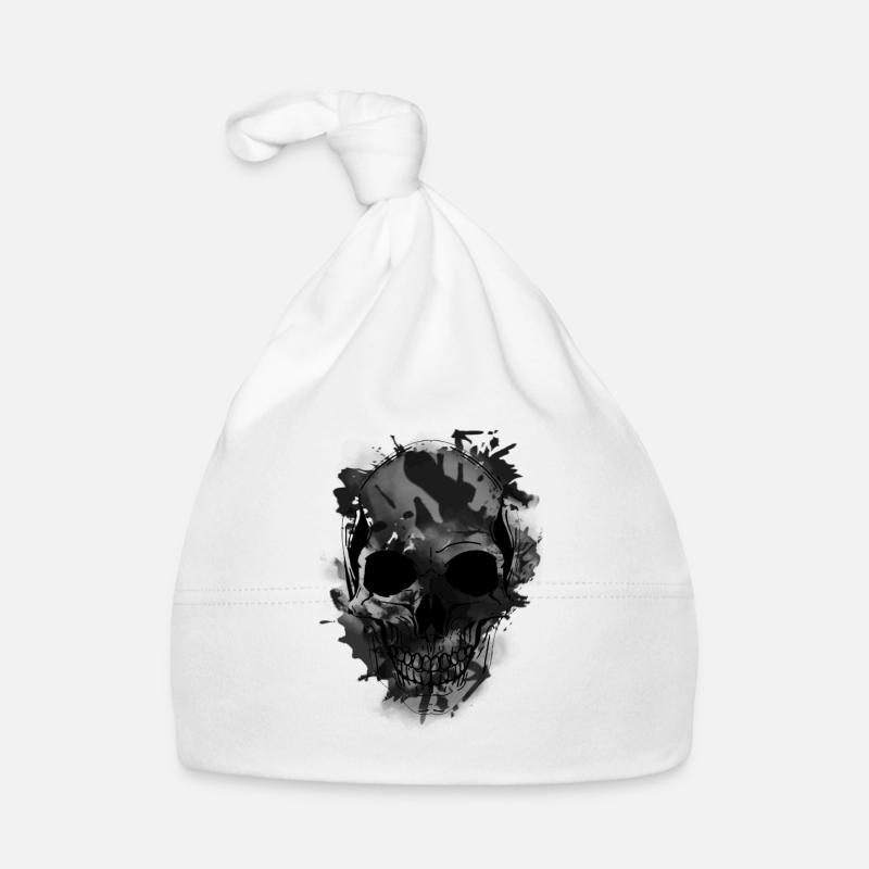 Totenkopf Baby Bio-Mütze