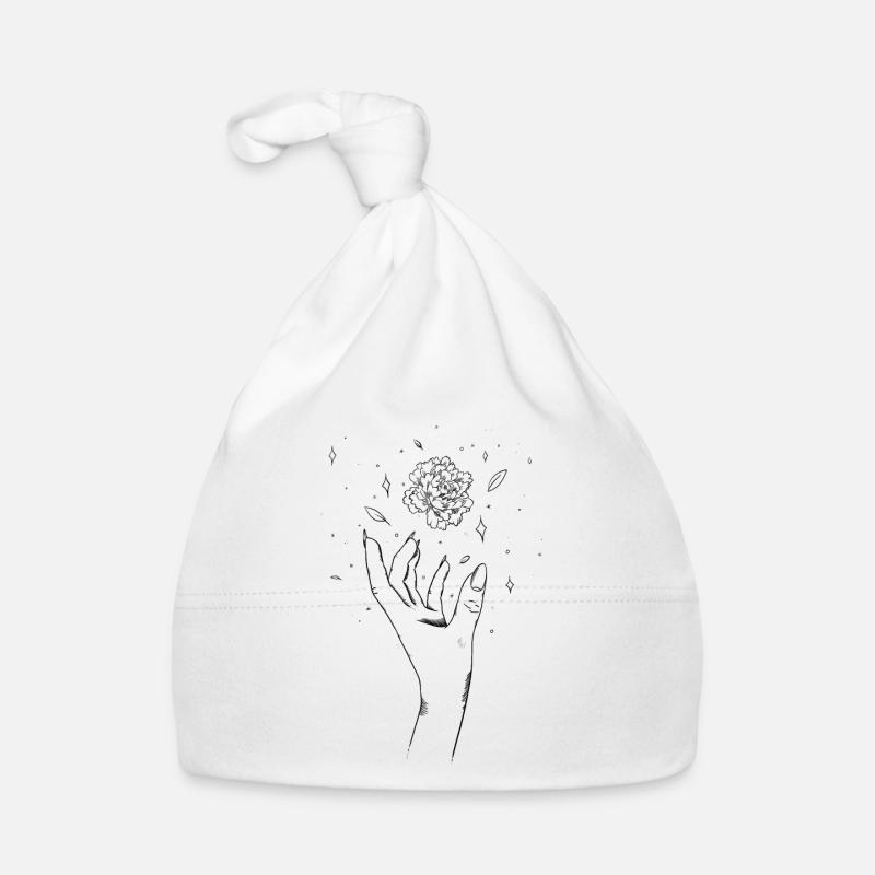 Flower witch Baby Bio-Mütze