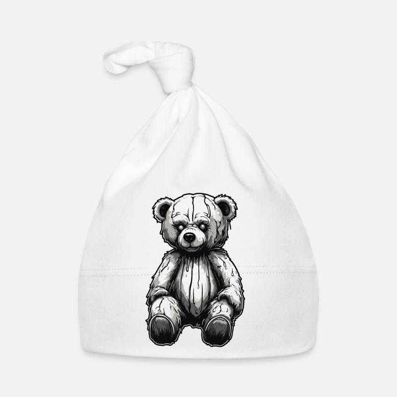 Teddybär / Kuscheltier / Stofftier / Geschenkidee Baby Bio-Mütze