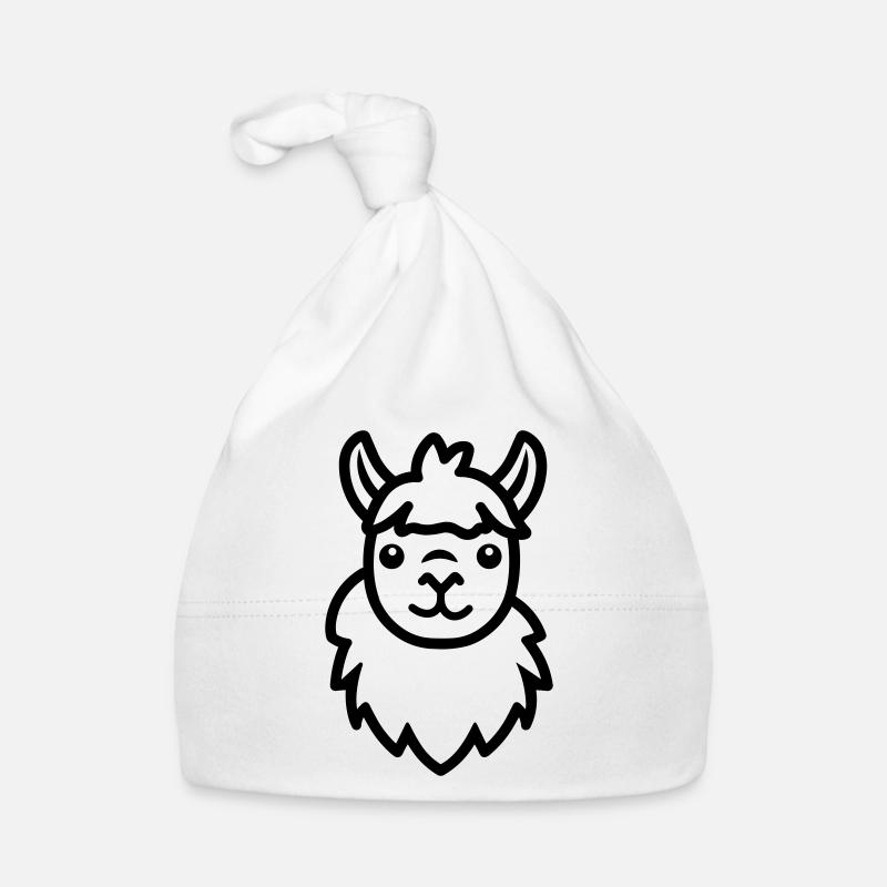 Alpaca llama Organic Baby Cap