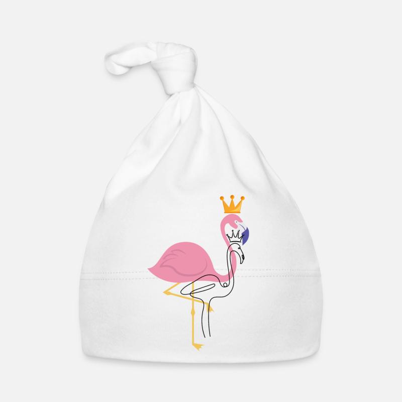 Flamingo Baby Bio-Mütze
