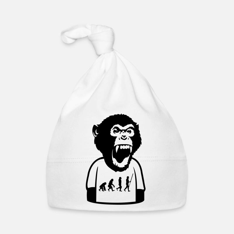 Affe Evolution Baby Bio-Mütze