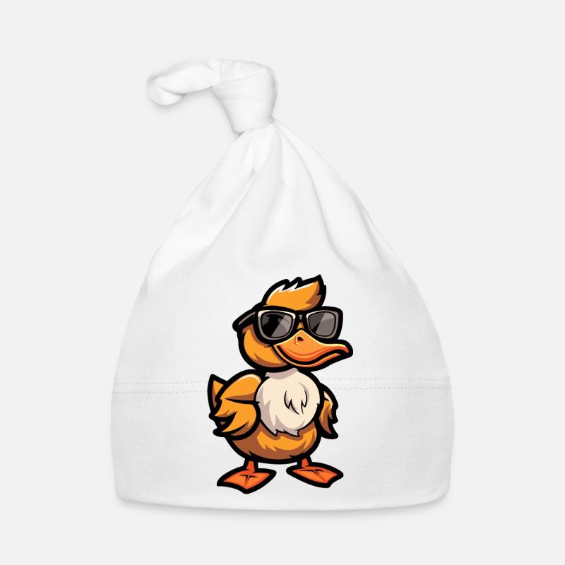 Duck Comic Cool Organic Baby Cap