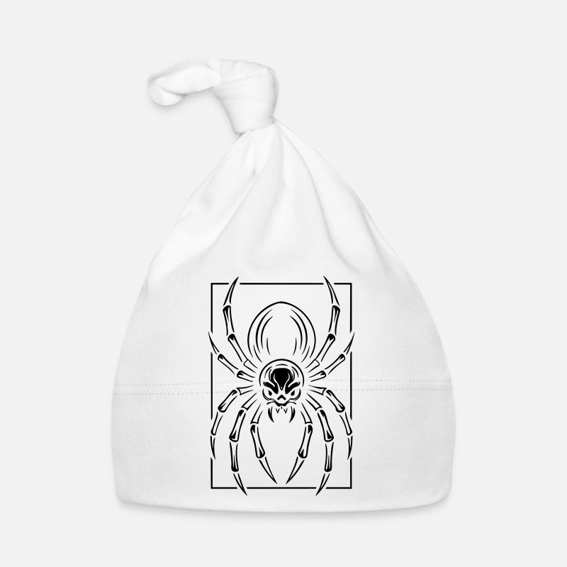 Stylized spider Organic Baby Cap