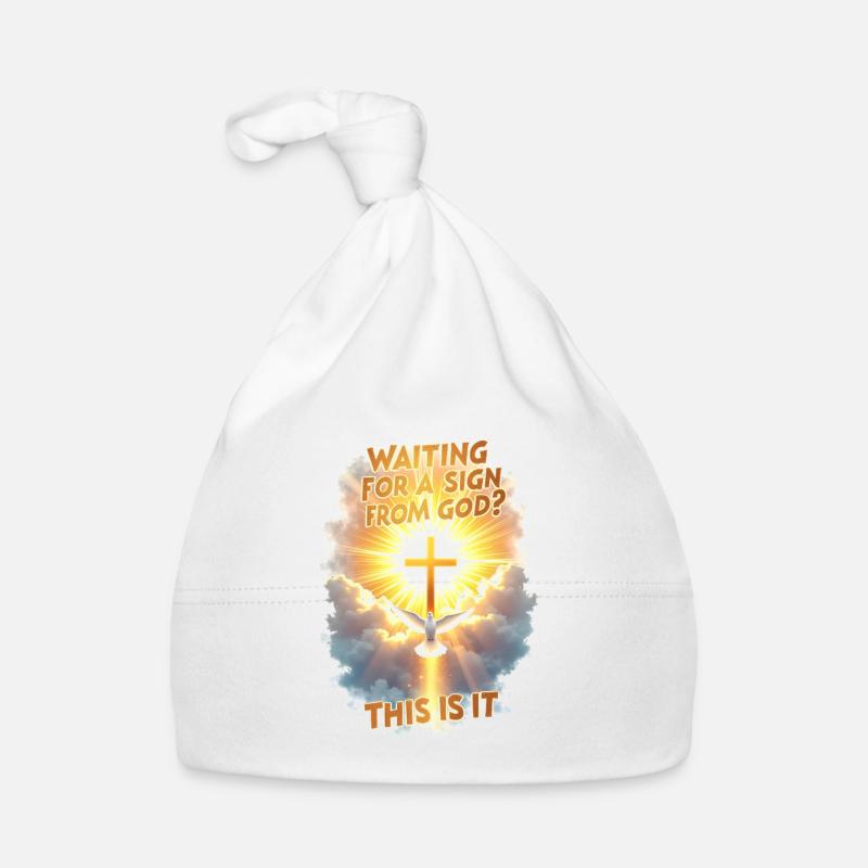 Signes de Dieu Bonnet bio Bébé