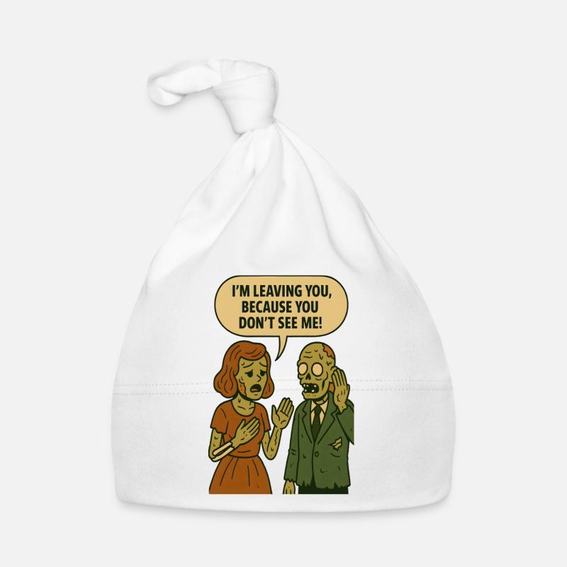 Je m’en vais, parce que vous ne me voyez pas ! Bonnet bio Bébé