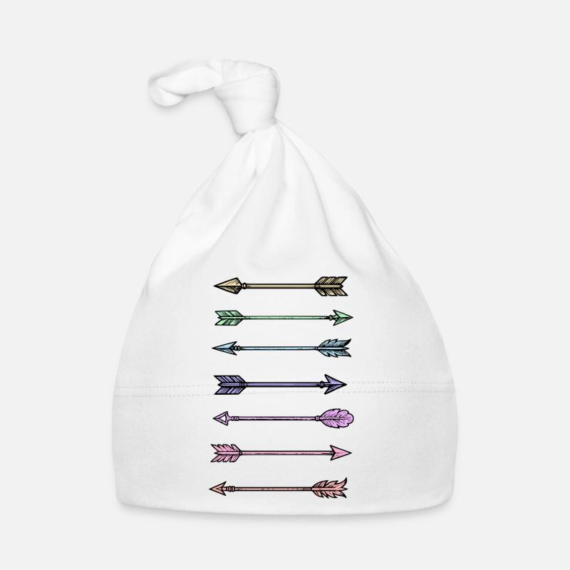 Bunte Pfeile Design Baby Bio-Mütze