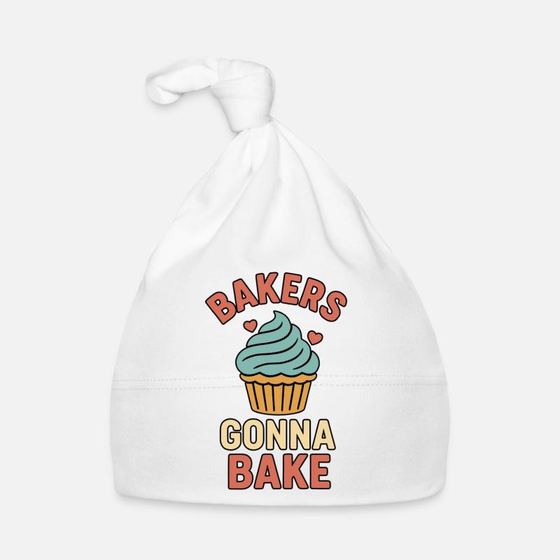 Cake motifs with humorous saying Organic Baby Cap
