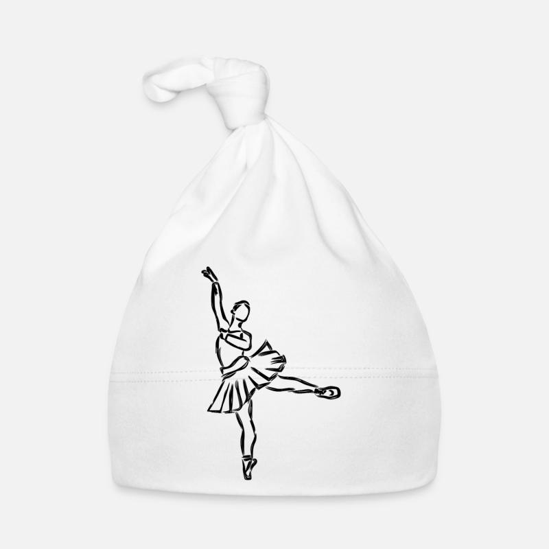 Croquis de danseuse de ballet Bonnet bio Bébé
