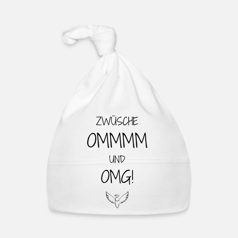 Ironie trifft Alltag - Statement-Shirt I Ch-dütsch Baby Bio-Mütze