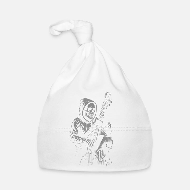 Jazz Skeleton Serenade Organic Baby Cap